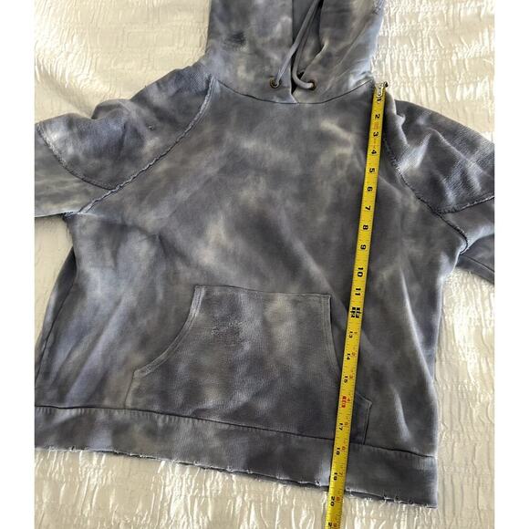 Love Shack Fancy Anarosa Hoodie- Washed Denim Size Small - Picture 6 of 11